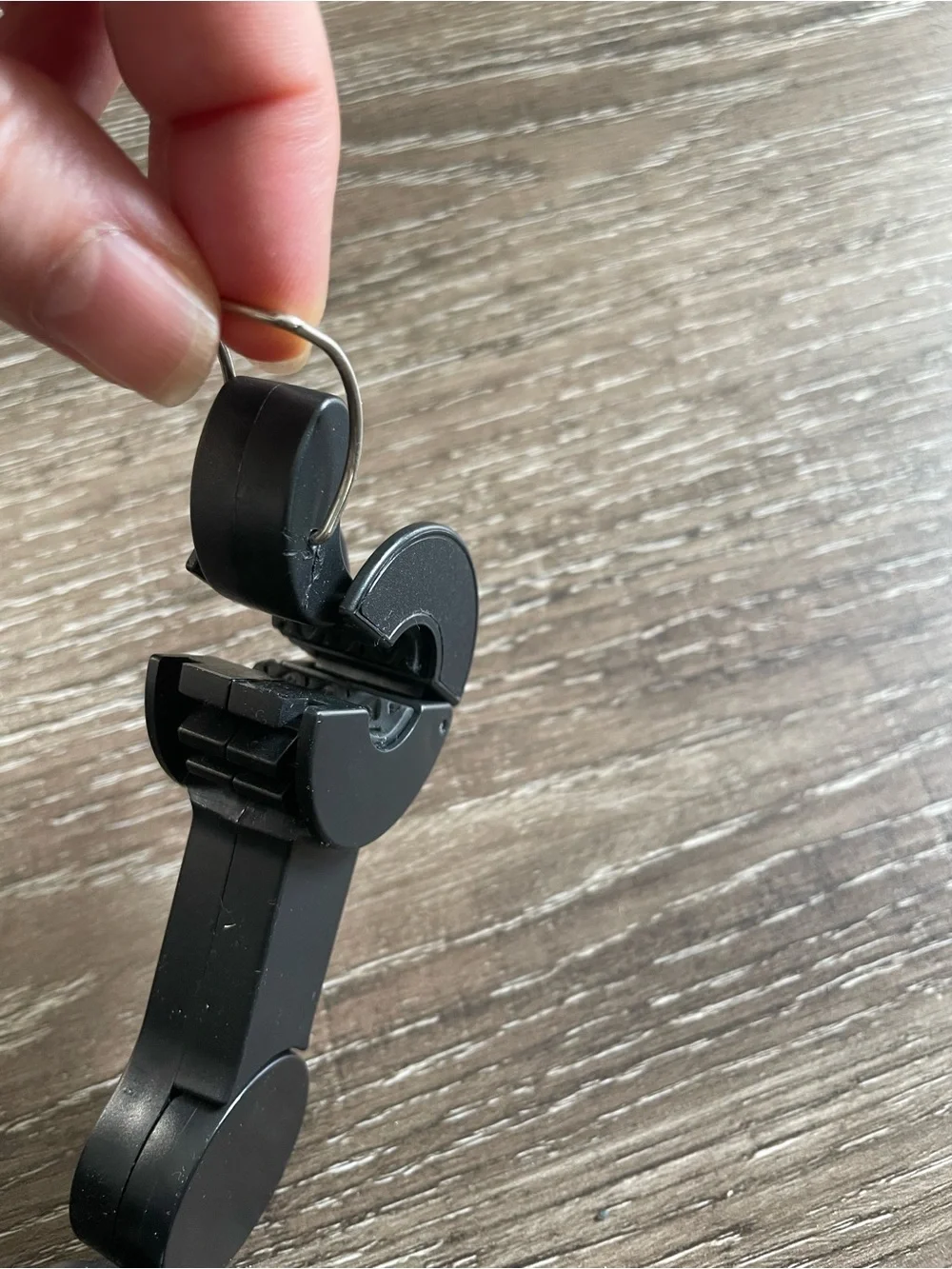 Portable Dual-Head Clip-On Fan - Black